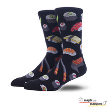 Load image into Gallery viewer, Sushi Lover Socks in Black
