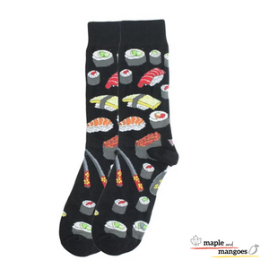 Sushi Lover Socks in Black
