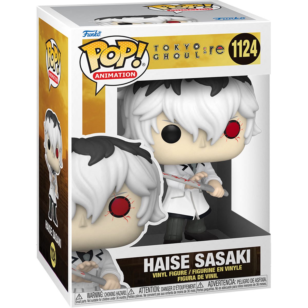 Tokyo Ghoul:re Haise Sasaki Pop! Vinyl Figure – Maple and Mangoes