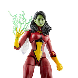 Avengers 60th Anniversary Marvel Legends Skrull Queen and Super-Skrull 6-Inch Action Figures Maple and Mangoes