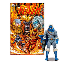 Load image into Gallery viewer, The Flash Captain Cold Page Punchers 7-Inch Scale Action Figure with The Flash Comic Book Maple and Mangoes