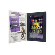 Load image into Gallery viewer, Teenage Mutant Ninja Turtles Best of Donatello IDW Comic Book and 5-Inch BST AXN Action Figure Set Maple and Mangoes