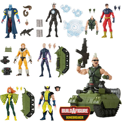 Marvel Legends X-Men Bonebreaker Wave Complete Build a retailer Figure