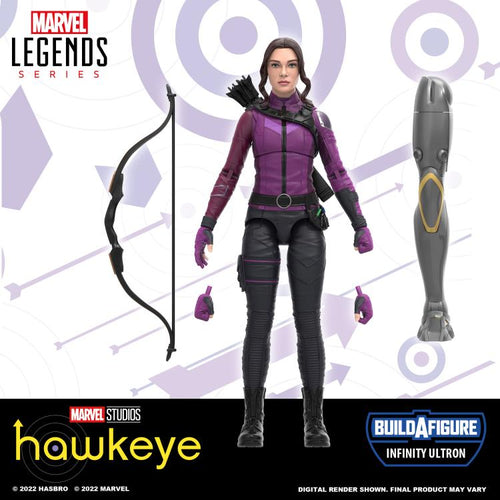 Avengers 2022 Marvel Legends Hawkeye Kate Bishop 6-Inch Action Figure Maple and Mangoes