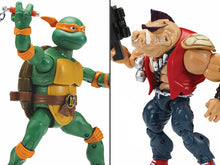 Load image into Gallery viewer, vTeenage Mutant Ninja Turtles Classic Michelangelo vs. Bebop Action Figure 2-Pack Maple and Mangoes
