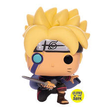 Load image into Gallery viewer, Boruto with Marks Glow-in-the-Dark Pop! Vinyl Figure - Entertainment Earth Exclusive
