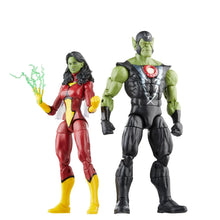 Load image into Gallery viewer, Avengers 60th Anniversary Marvel Legends Skrull Queen and Super-Skrull 6-Inch Action Figures Maple and Mangoes
