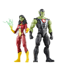 Load image into Gallery viewer, Avengers 60th Anniversary Marvel Legends Skrull Queen and Super-Skrull 6-Inch Action Figures Maple and Mangoes