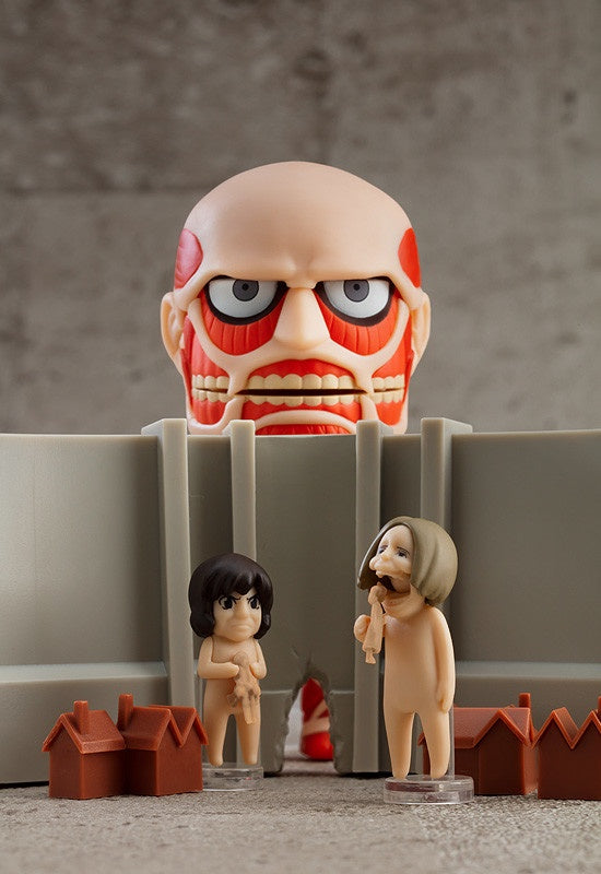 Good smile company Attack On Titan Nendoroid Action Figure Colossal Titan  Renewal Set 10 cm Figure