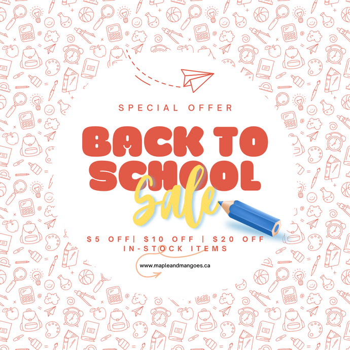 🎉 September Back to School Sale! 🎉