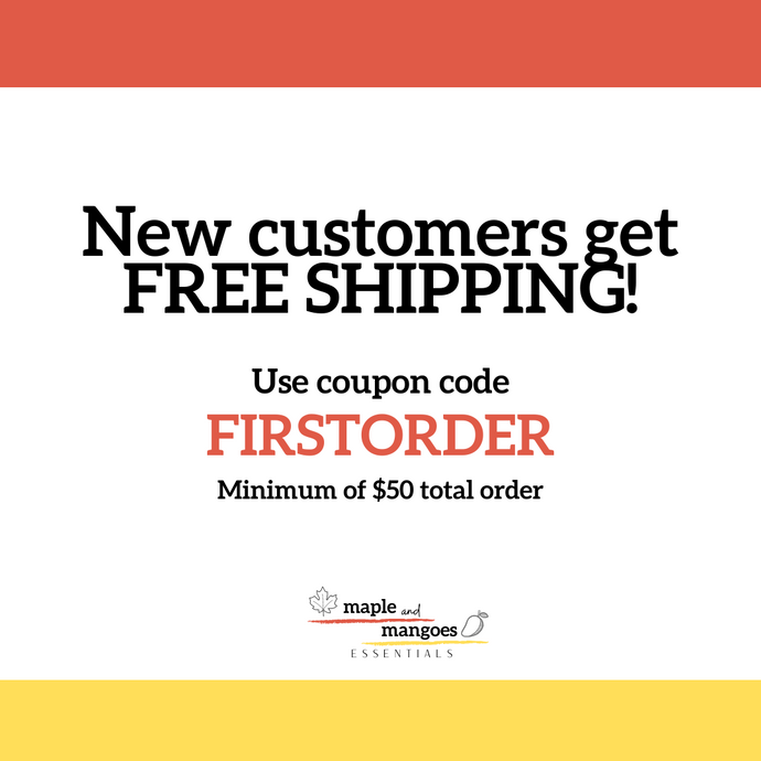 Free shipping for new customers!