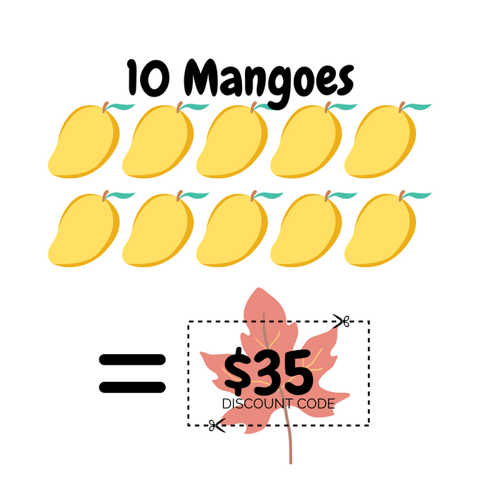 Imagine getting rewarded every time you visit and purchase from Maple and Mangoes!