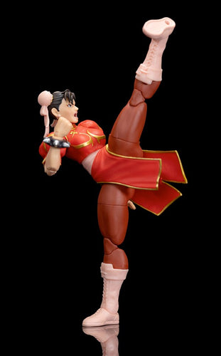 Jada Toys Street Fighter Chun Li (Red Version) Exclusive Maple and Mangoes