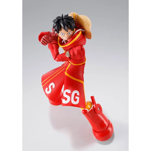 One Piece Future Island Egghead Monkey D. Luffy S.H.Figuarts Action Figure Maple and Mangoes