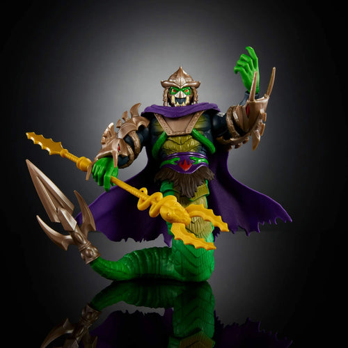 Masters of Universe Origins Turtles of Grayskull Deluxe Shredder Action Figure with Tail Exclusive Maple and Mangoes