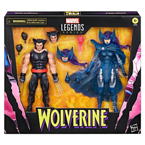 Wolverine Marvel Legends Series Wolverine and Psylocke 6-Inch Action Figures Maple and Mangoes