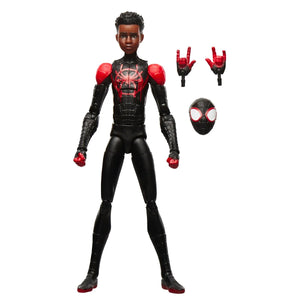 Spider-Man Across The Spider-Verse Marvel Legends Miles Morales 6-Inch Action Figure Maple and Mangoes