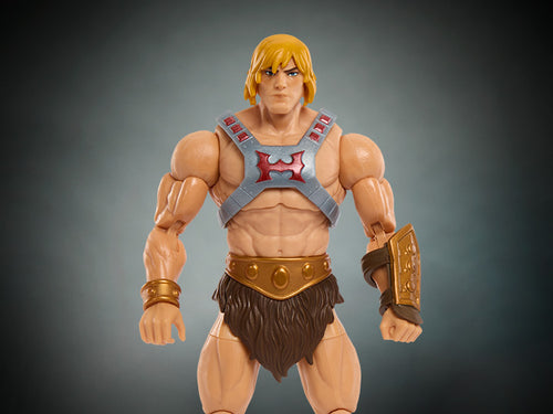 Masters of the Universe Masterverse Revolution Battle Armor He-Man Action Figure Maple and Mangoes