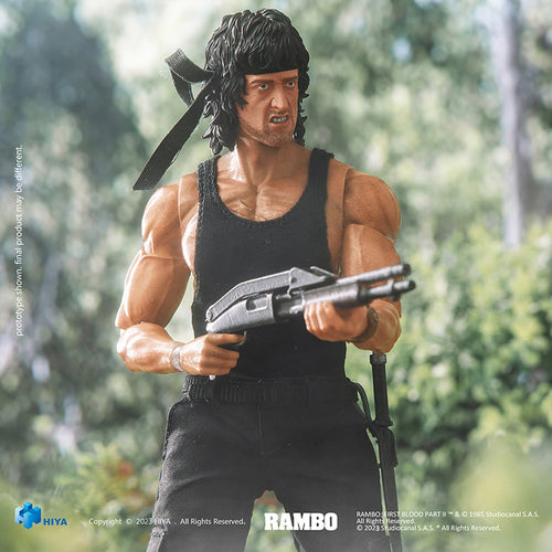Rambo: First Blood Part II Exquisite Super Series John J. Rambo 1:12 Scale Action Figure - Previews Exclusive Maple and Mangoes