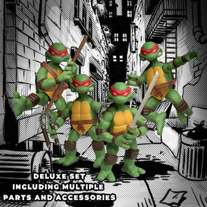 Mezco - Teenage Mutant Ninja Turtles 5 Points Deluxe Box Set Maple and Mangoes