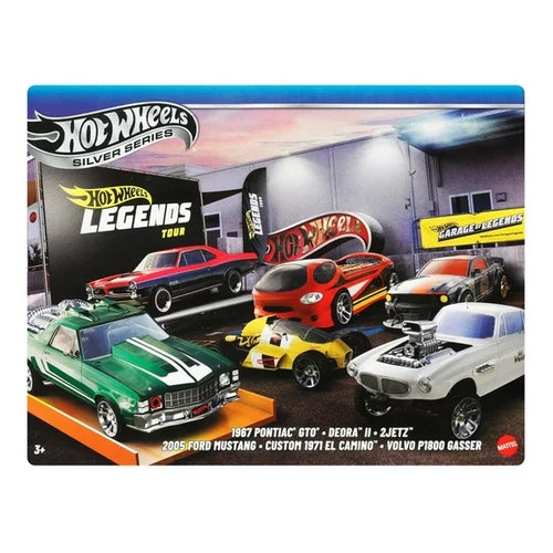 The Hot Wheels HW Legends Multipack includes 6 1:64 scale vehicles that have earned the legendary status in Hot Wheels history.
Each die-cast car or truck has more elevated execution than Hot Wheels Basic cars with enhanced deco to appeal to collectors.
Additional multipack themes include ZAMAC, Streets of Japan and Euro Style car fans will want to collect them all. (Each sold separately.)
Rev up an existing Hot Wheels collection with this 6-pack or hit the gas on an all new one.
Makes a great gift for kids