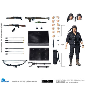 Rambo: First Blood Part II Exquisite Super Series John J. Rambo 1:12 Scale Action Figure - Previews Exclusive Maple and Mangoes