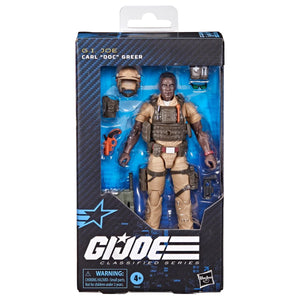 G.I. Joe Classified Series Carl Doc Greer 6-Inch Action Figure Maple and Mangoes