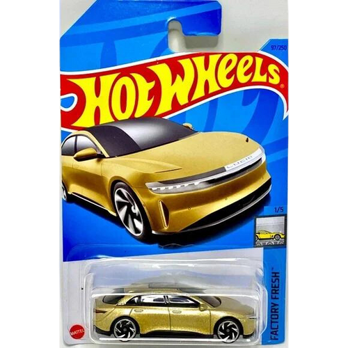 Hot Wheels Lucid Air Gold Maple and Mangoes