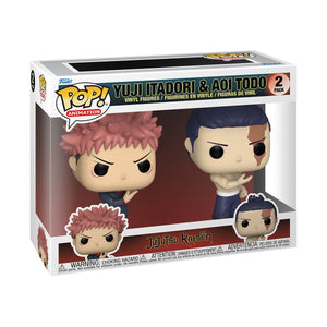 Jujutsu Kaisen Yuji Itadori and Aoi Todo Funko Pop! Vinyl Figure 2-Pack Maple and Mangoes