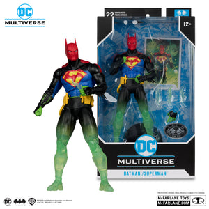 DC Multiverse Batman Wave 2 7-Inch Scale Action Figure Batman Superman Fusion Platinum Edition