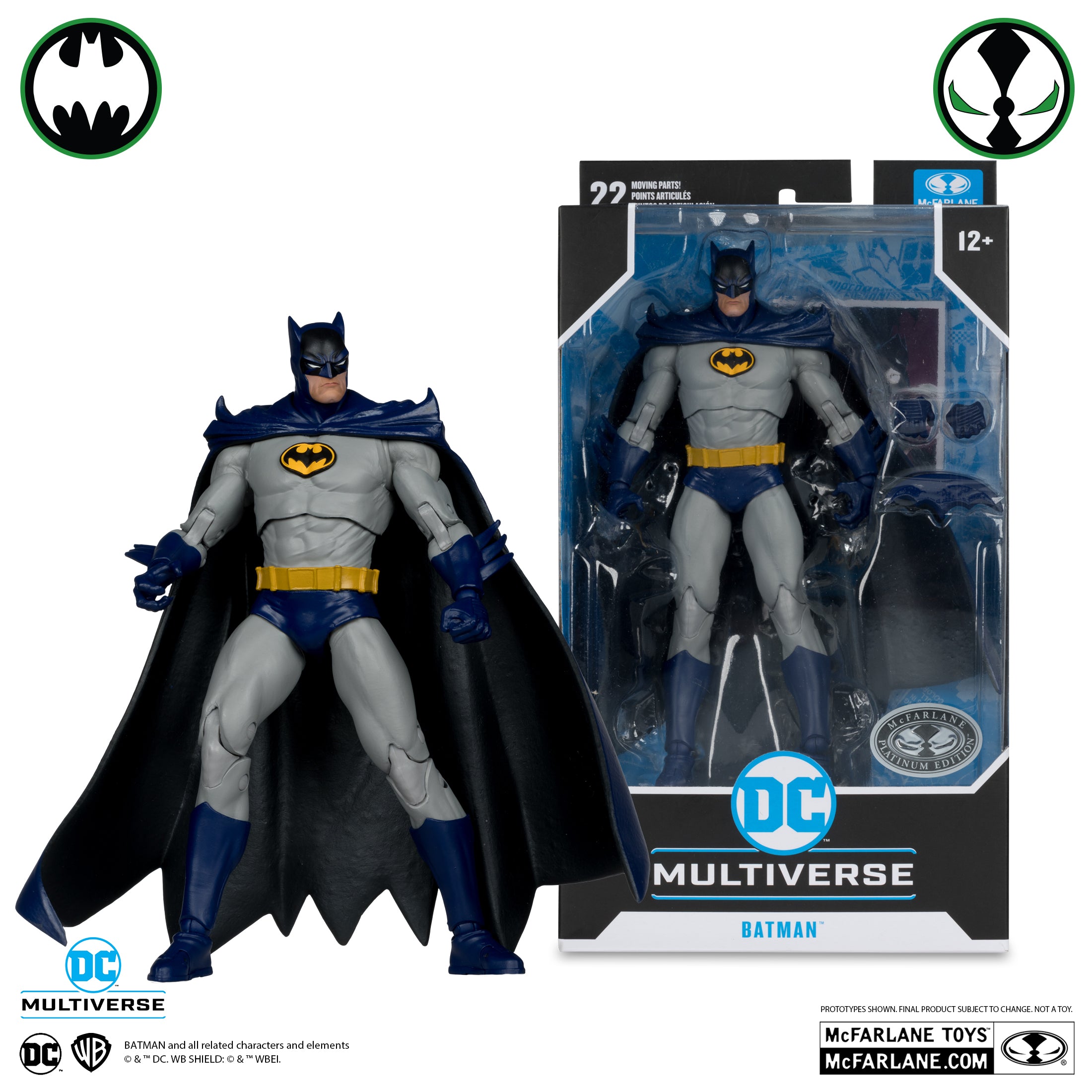 DC Multiverse Batman / Spawn 1996 Platinum Edition Action Figure
