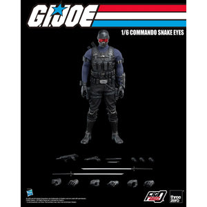 G.I. Joe Commando Snake Eyes FigZero 1:6 Scale Action Figure Maple and Mangoes