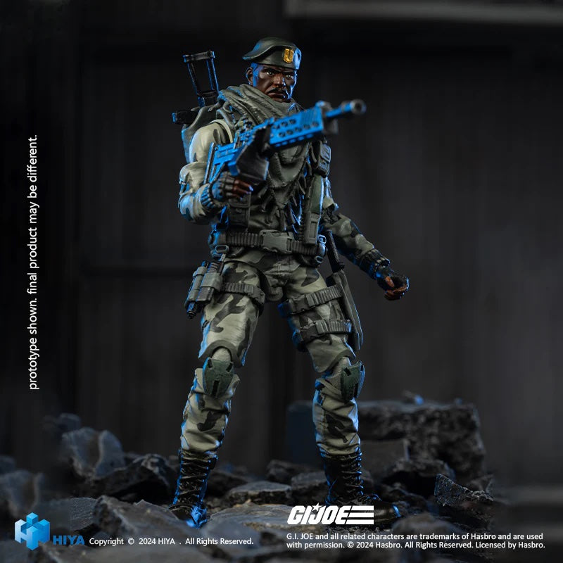 HIYA Exquisite Mini Series 1/18 Scale 4 Inch G.I.Joe Stalker Action Figure Maple and Mangoes