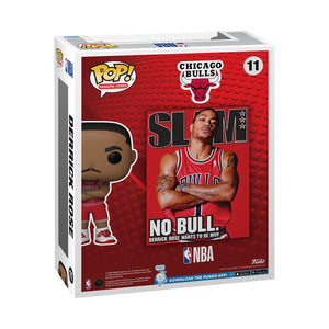 NBA SLAM Derrick Rose Funko Pop! Cover Figure #11 with Case Maple and Mangoes