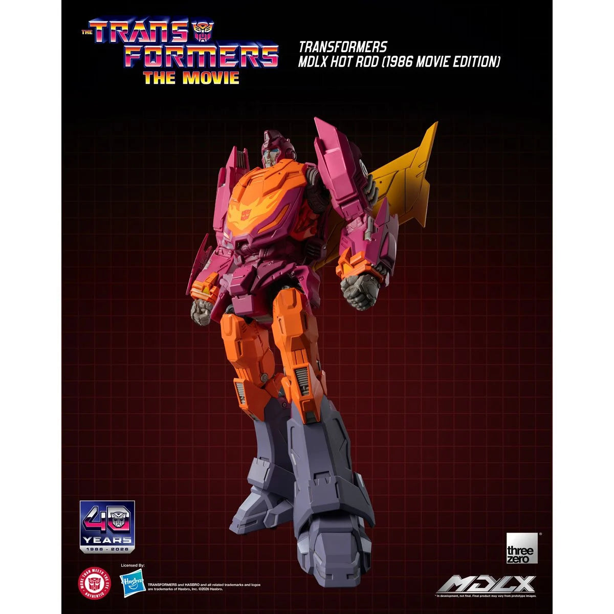 Transformers Hot Rod 1986 Movie Edition MDLX Action Figure (Pre