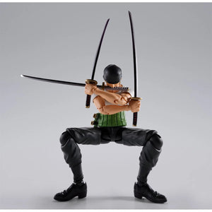 One Piece Roronoa Zoro Romance Dawn S.H.Figuarts Action Figure Maple and Mangoes