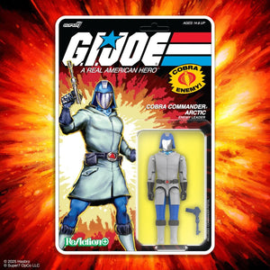 G.I. Joe Cobra Commander (Arctic, Cartoon) 3 3/4-Inch ReAction+ Figure Maple and Mangoes