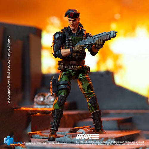 HIYA Exquisite Mini Series 1/18 Scale 4 Inch G.I.Joe Flint Action Figure Maple and Mangoes