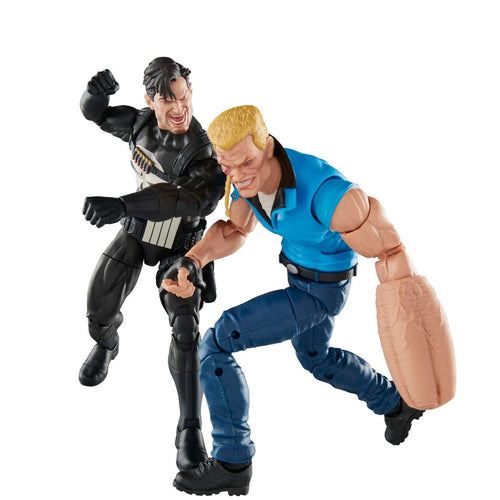 Marvel Legends Series Punisher and Bushwacker 6-Inch Action Figures Maple and Mangoes