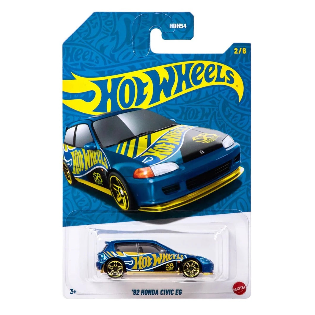 Hot Wheels Pearl and Chrome Vehicle 2026 Mix 1 92 Honda Civic EG