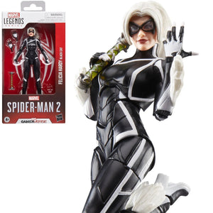 Spider-Man Marvel Legends Series Gamerverse Black Cat Felicia Hardy 6-Inch Action Figure Maple and Mangoes