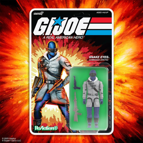 G.I. Joe Arctic Snake Eyes (Movie) 3 3/4-Inch ReAction+ Figure Maple and Mangoes
