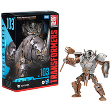 Load image into Gallery viewer, Transformers Studio Series Voyager Rise of the Beasts Rhinox Maple and Mangoes
