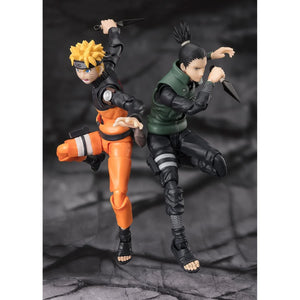 Naruto: Shippuden Shikamaru Nara Brilliant Strategist S.H.Figuarts Action Figure Maple and Mangoes