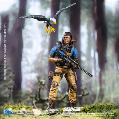 HIYA Exquisite Mini Series 1/18 Scale 4 Inch G.I.Joe Spirit Iron-Knife Action Figure Maple and Mangoes