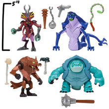 Load image into Gallery viewer, Tales of the Teenage Mutant Ninja Turtles Mutants Antrax Scale Tail Tokka Rahzar Action Figure 4-Pack Maple and Mangoes
