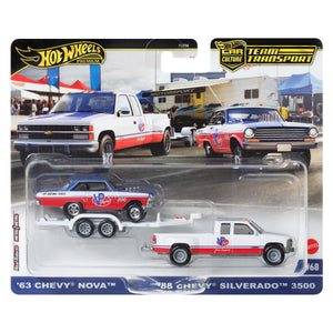 Hot Wheels Team Transport 2024 Mix 3 Vehicle Case of 3 Maple and Mangoes