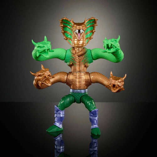 Masters Universe Origins Turtles of Grayskull Deluxe Mutated King Hiss as Foot Soldier Action Figure Maple and Mangoes