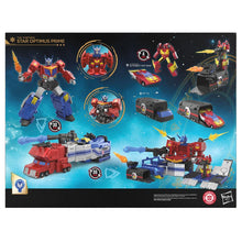 Load image into Gallery viewer, Transformers Generations Age of the Primes Titan Star Optimus Prime Maple and Mangoes
