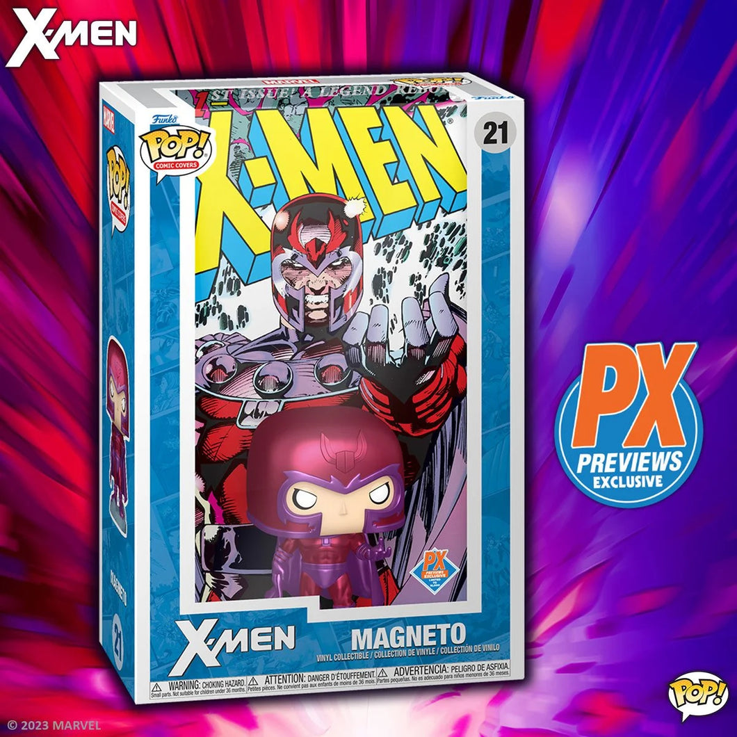 X-Men #1 (1991) Magneto Funko Pop! Comic Cover Vinyl Figure with Case #21 - Previews Exclusive Maple and Mangoes